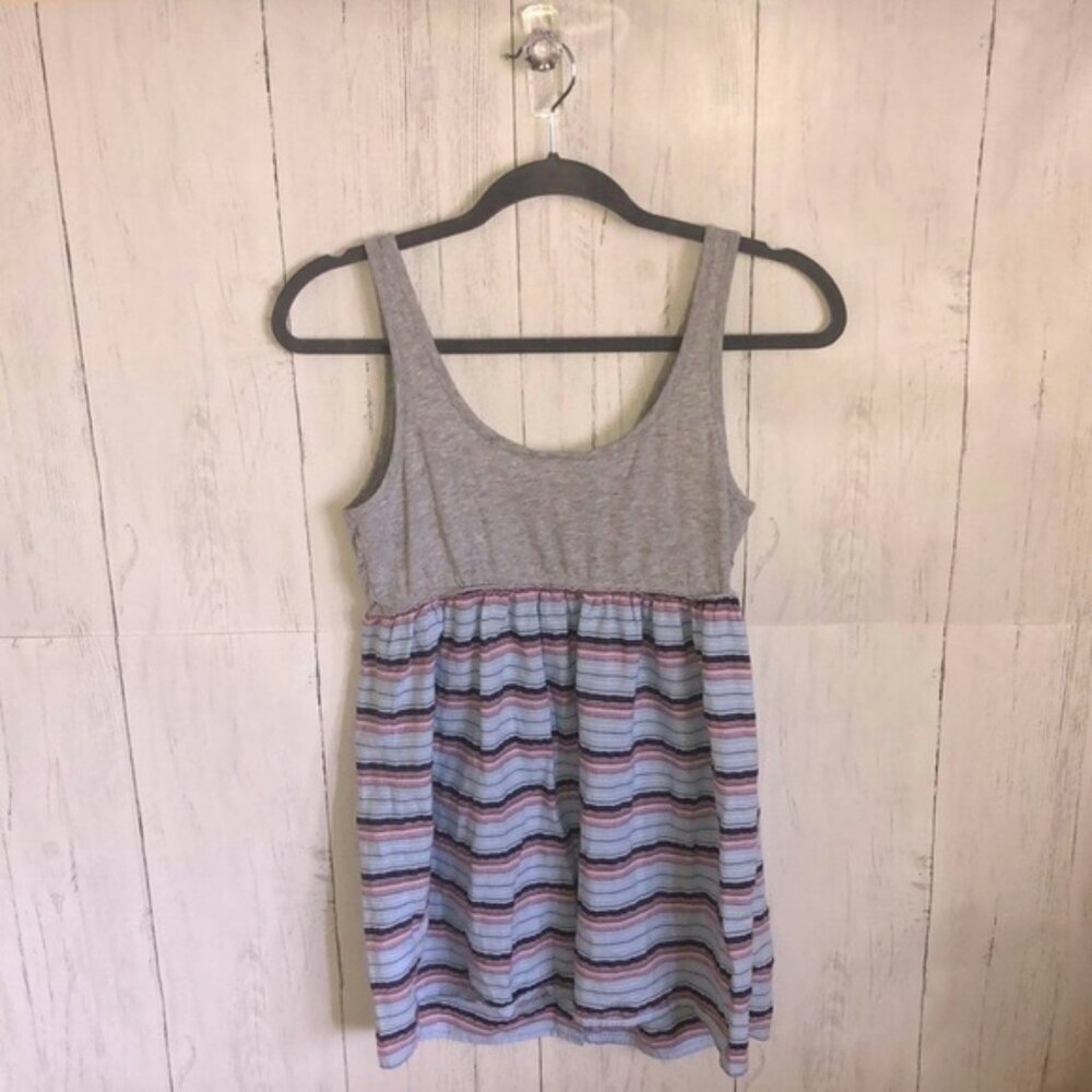 Mossimo Babydoll Stripe Top | SIZE M
